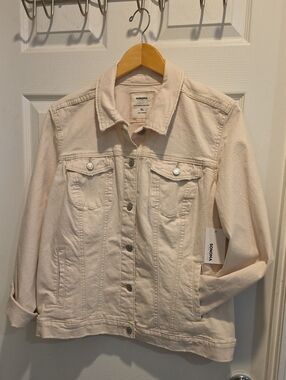 SONOMA Cream Jean Jacket - Women's